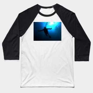 Scuba Diver Baseball T-Shirt